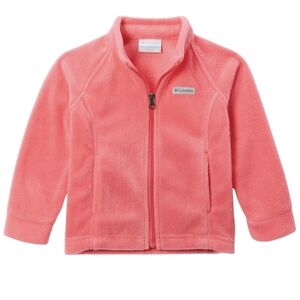 Girls Columbia Bright Geranium Benton Springs Fleece Jacket
